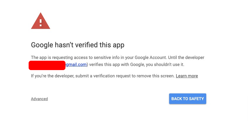 gapp verify error