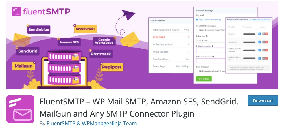 fluent smtp