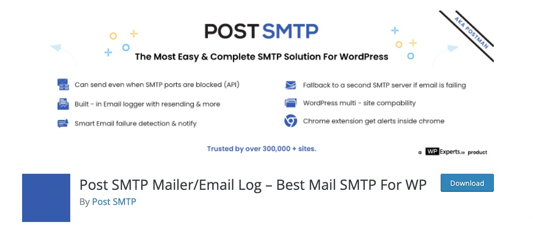 post smtp in WordPress
