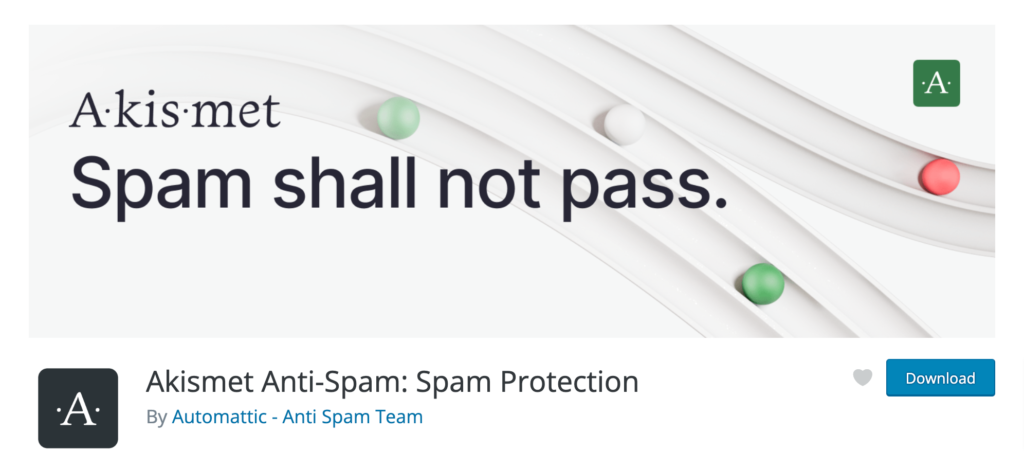 Akismet - WordPress Anti Spam Plugin